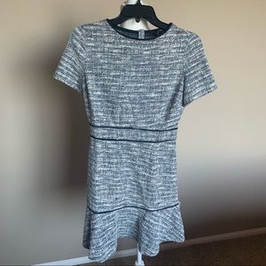 NWOT Aqua blue tweed dress